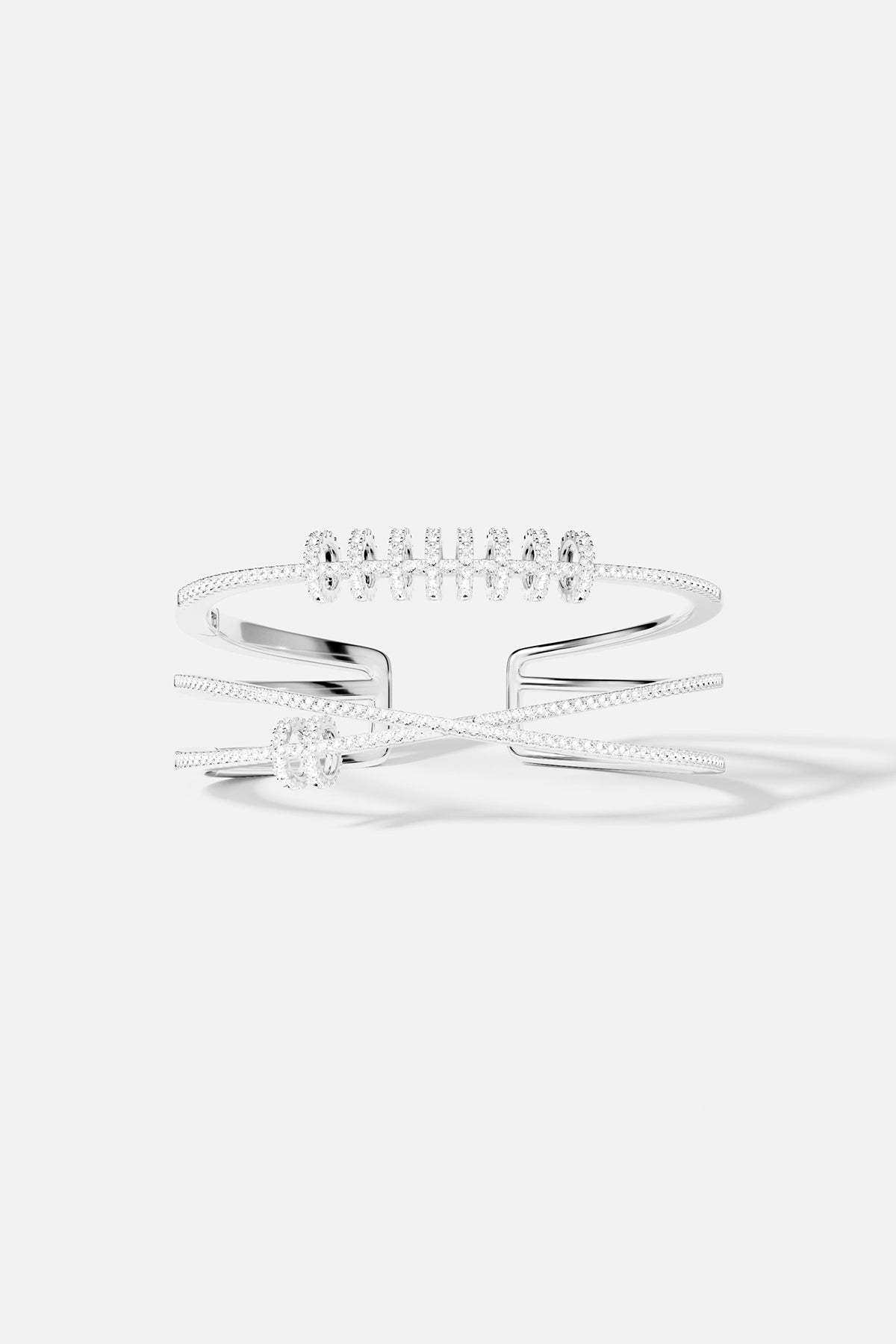 ANELLO IN ACCIAIO INOX SATINATO ARGENTATO CON DETTAGLI LUCIDI | SAGA GIOIELLI