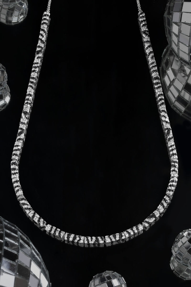 Zebra Adjustable Necklace