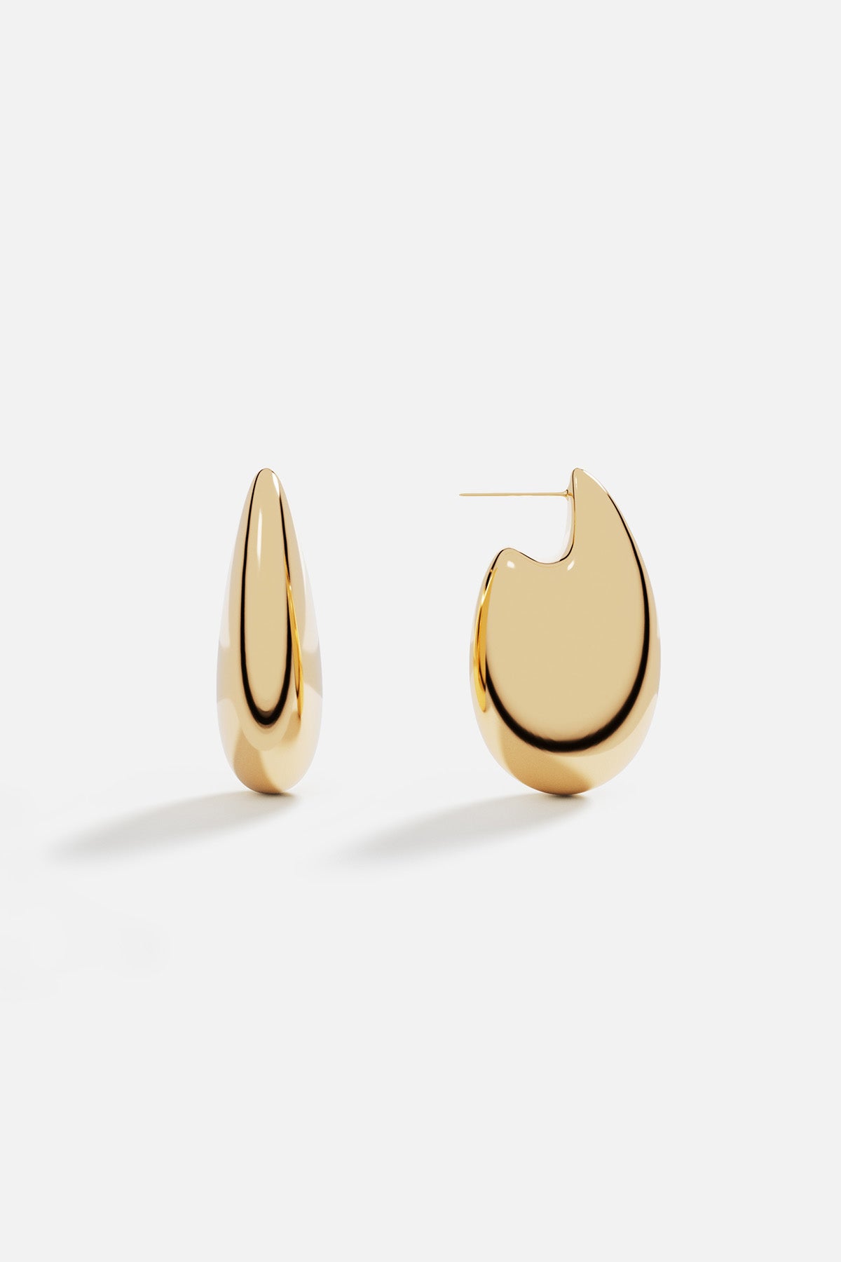 Chunky Oval Earrings 999 pure silver