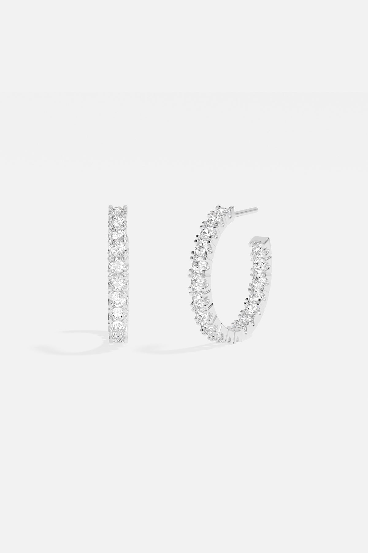 Pavé Hoop Earrings | APM Monaco
