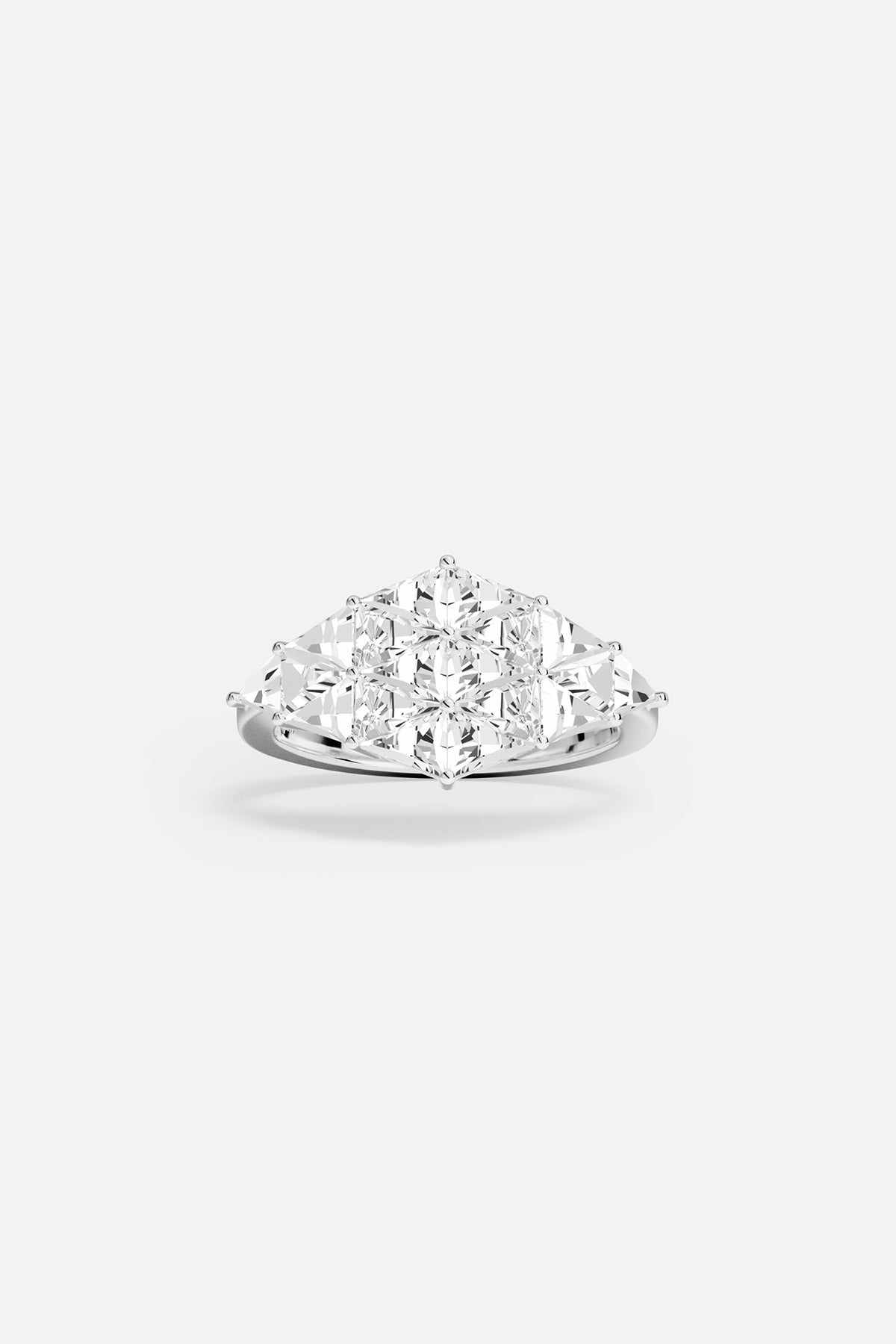 Art Deco Pavé Ring - APM Monaco on a white background