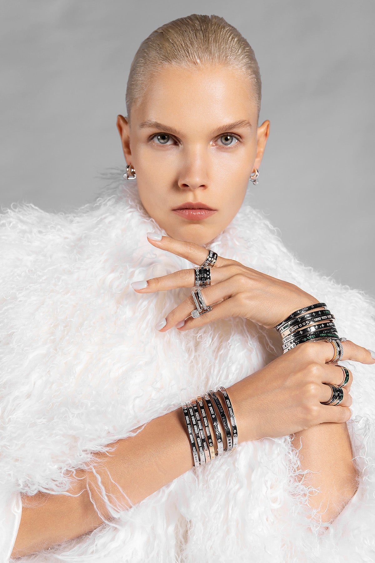 Blue Smile Morse Code Ring | APM Monaco