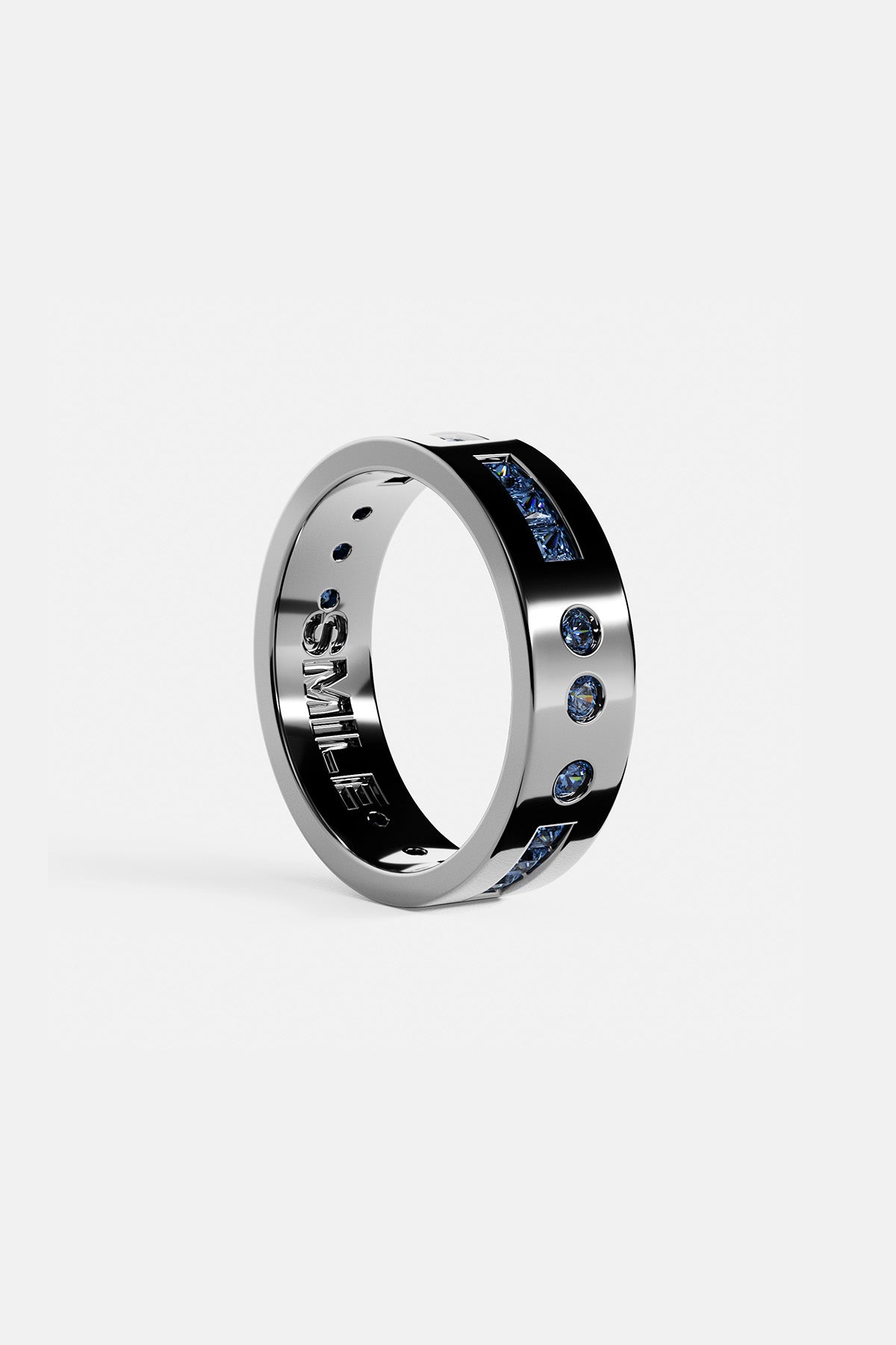 Blue Smile Morse Code Ring | APM Monaco