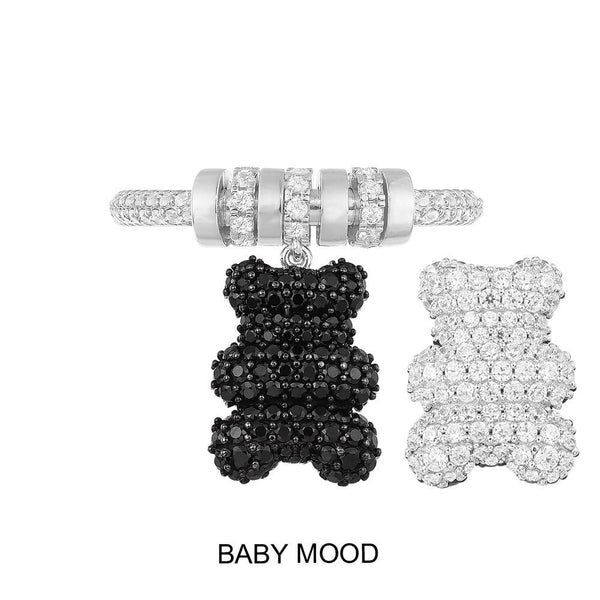 Baby Mood Yummy Bear Ring – Silber