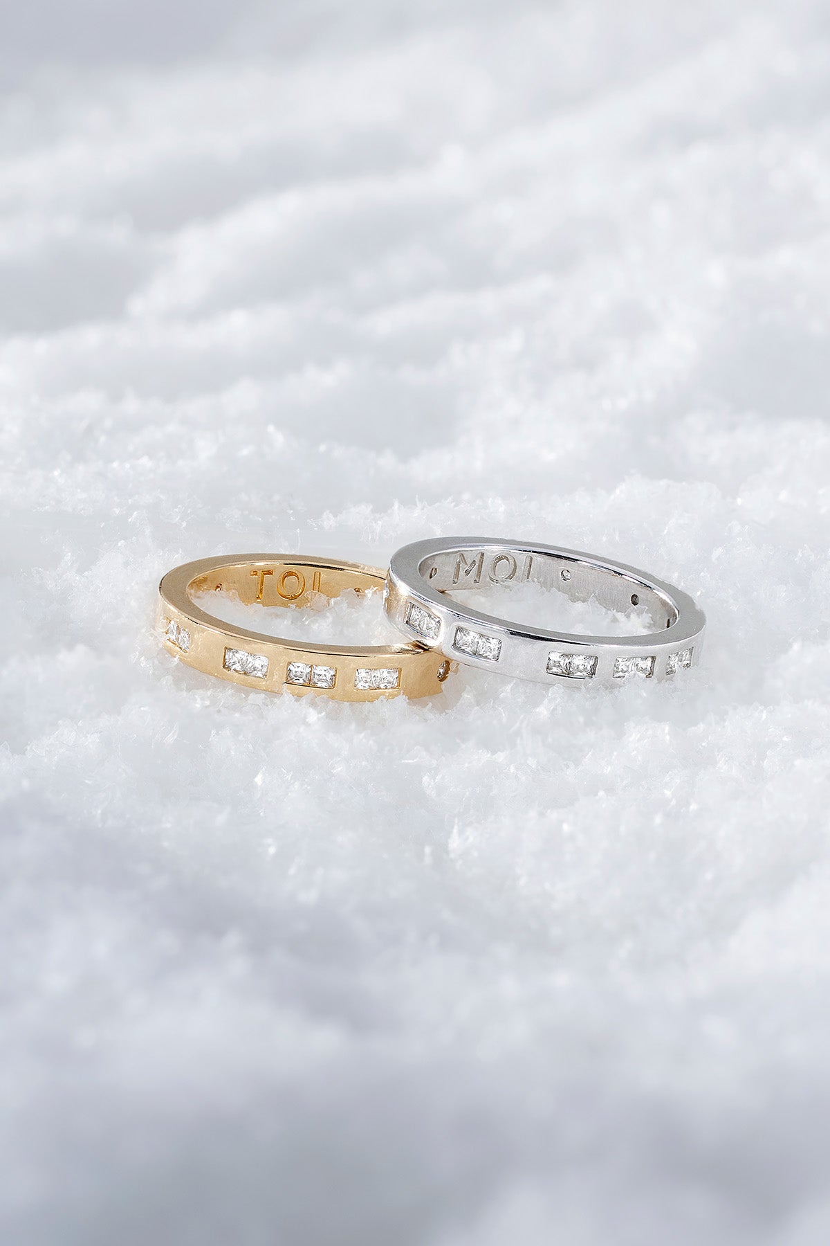 TOI MOI Morse Code Rings | APM Monaco