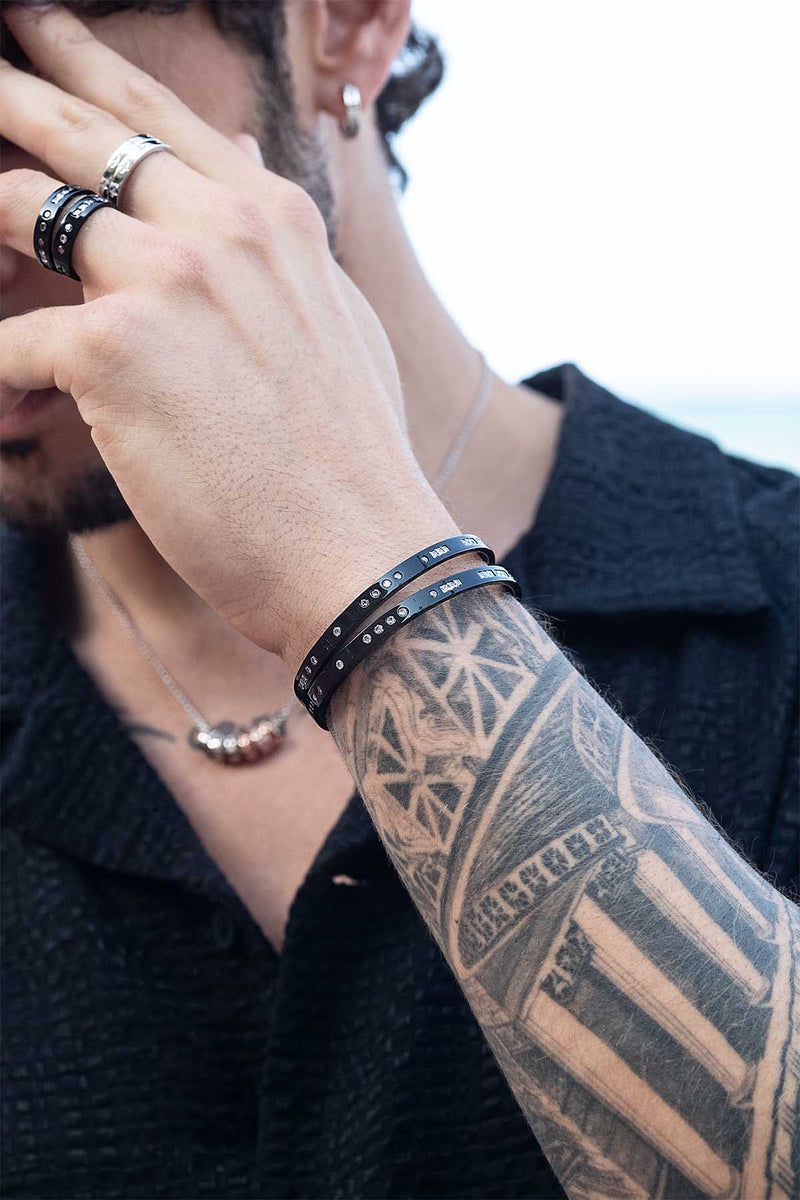Recycled 14k Gold Harness bracelet for Men | Kimai