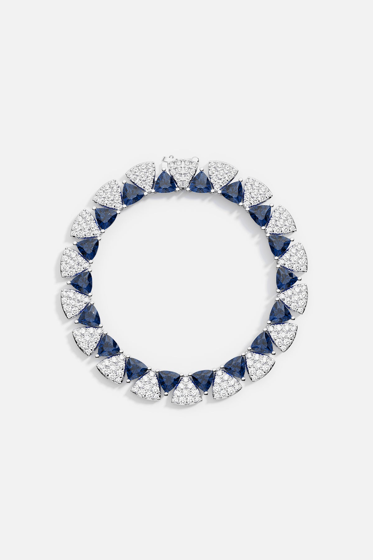 Bracelet Triangle Blanc et Bleu | APM Monaco