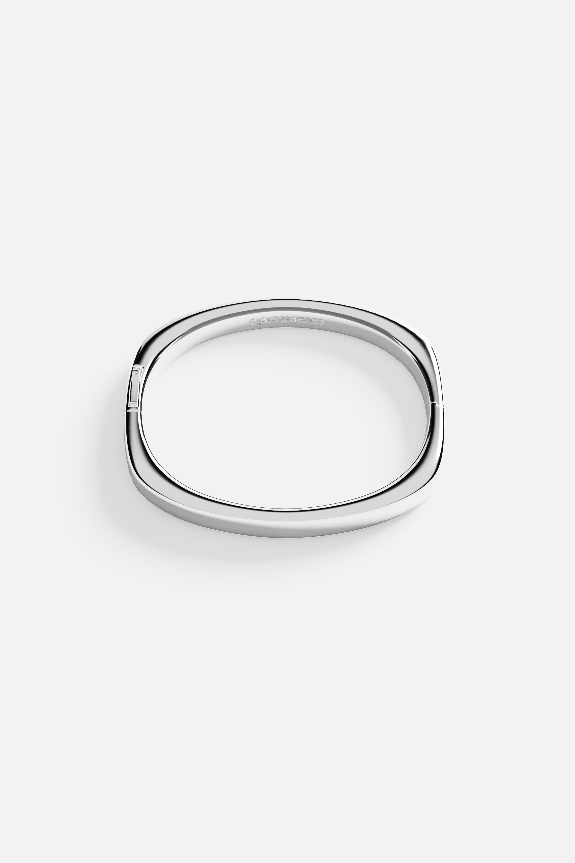 Bold Silver Square Bangle - APM Monaco
