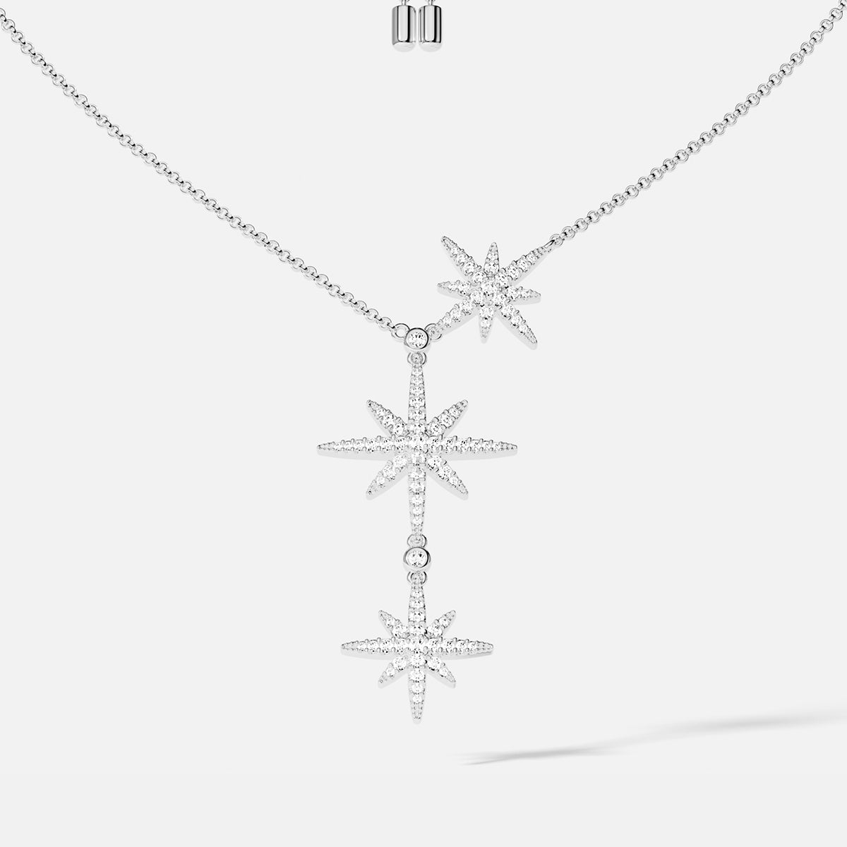 Ciondolo meteorite di Gibeon, collana rotonda in argento