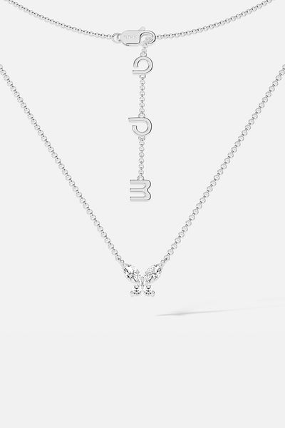 apm MONACO 蝶モチーフ ネックレス Butterfly Necklace - Silver | APM Monaco