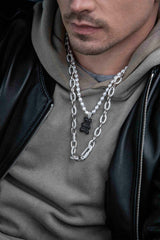 APM Monaco XL Mood Yummy Bear Adjustable Necklace with Pearls - silver