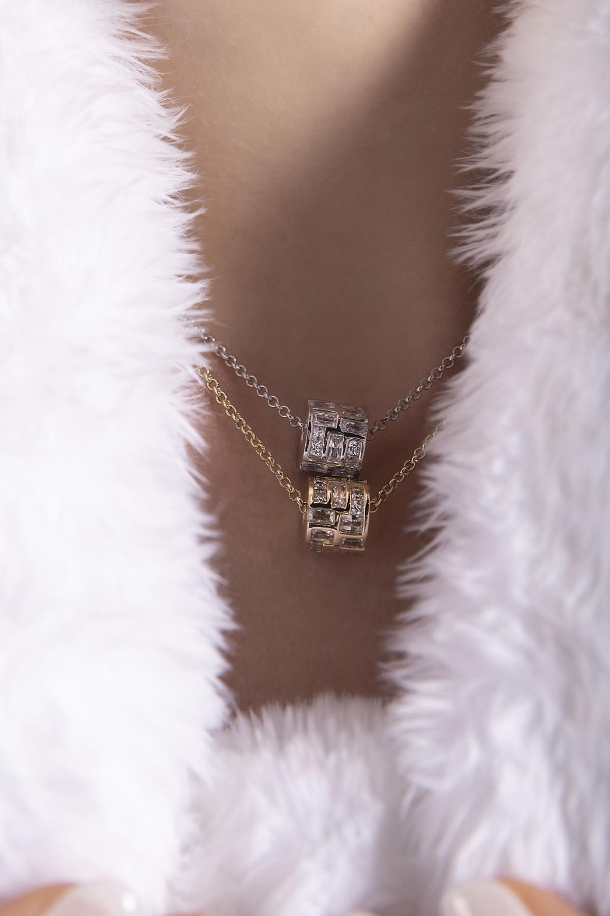 Hiver Necklace, Sterling Silver | APM Monaco