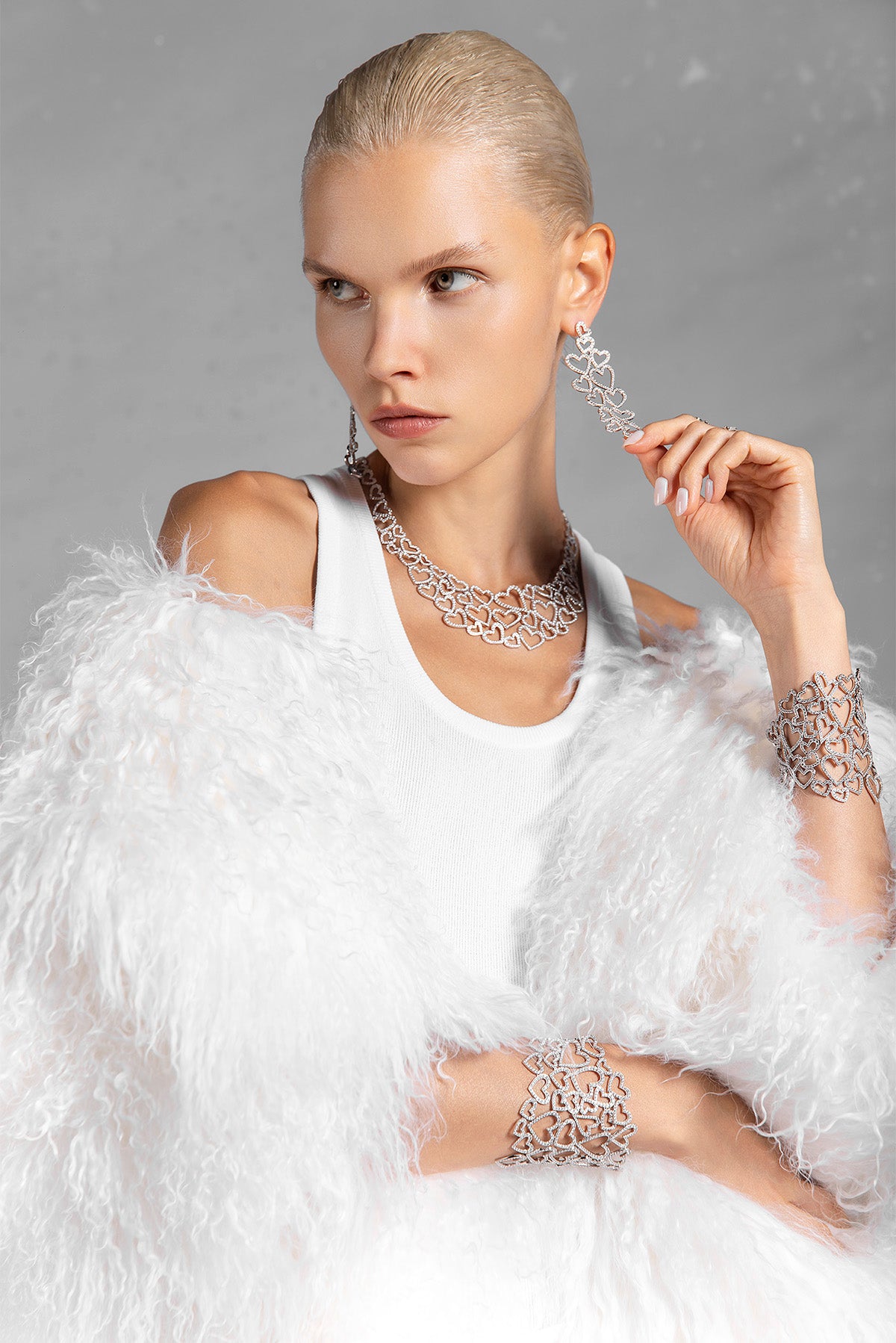 ステートメント ハート ネックレス | APM Monaco