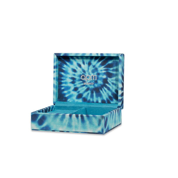 Blue Tie-Dye Jewelry Box
