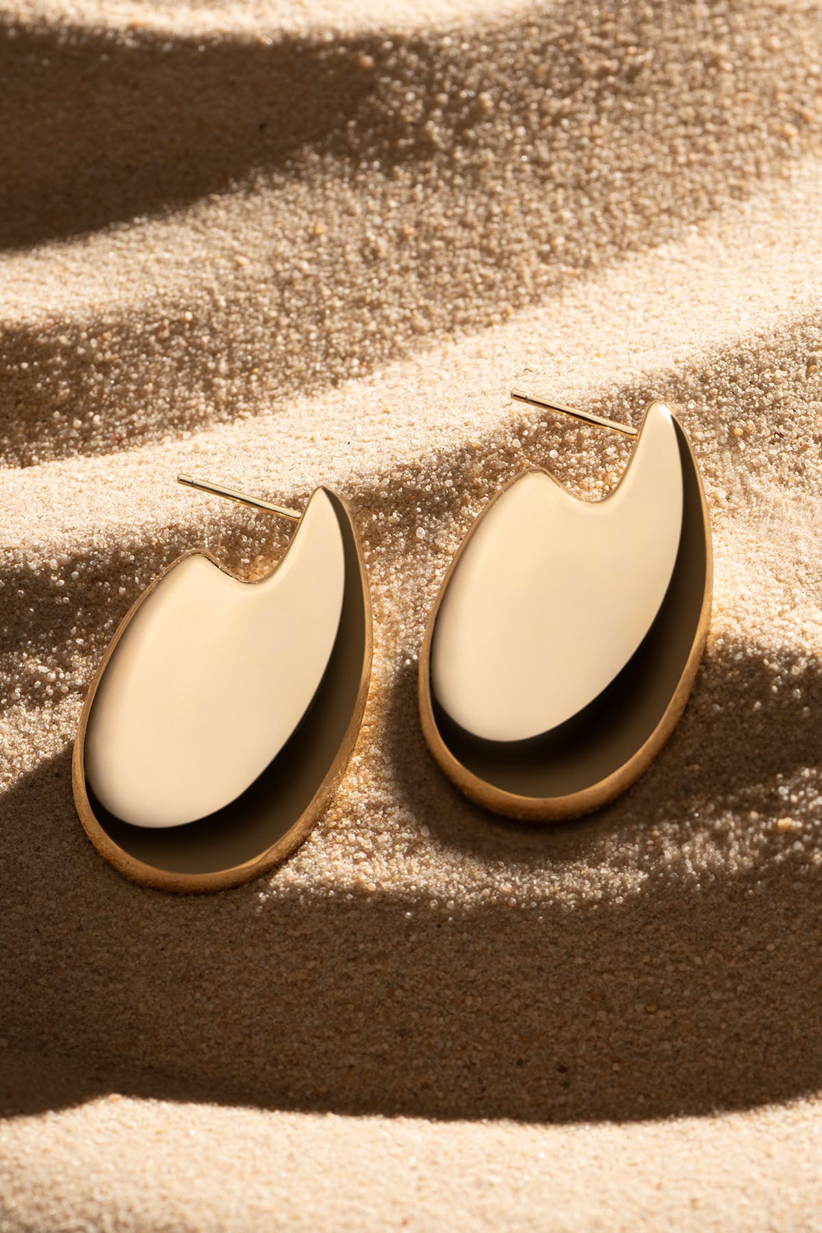 Chunky Oval Earrings 999 pure silver