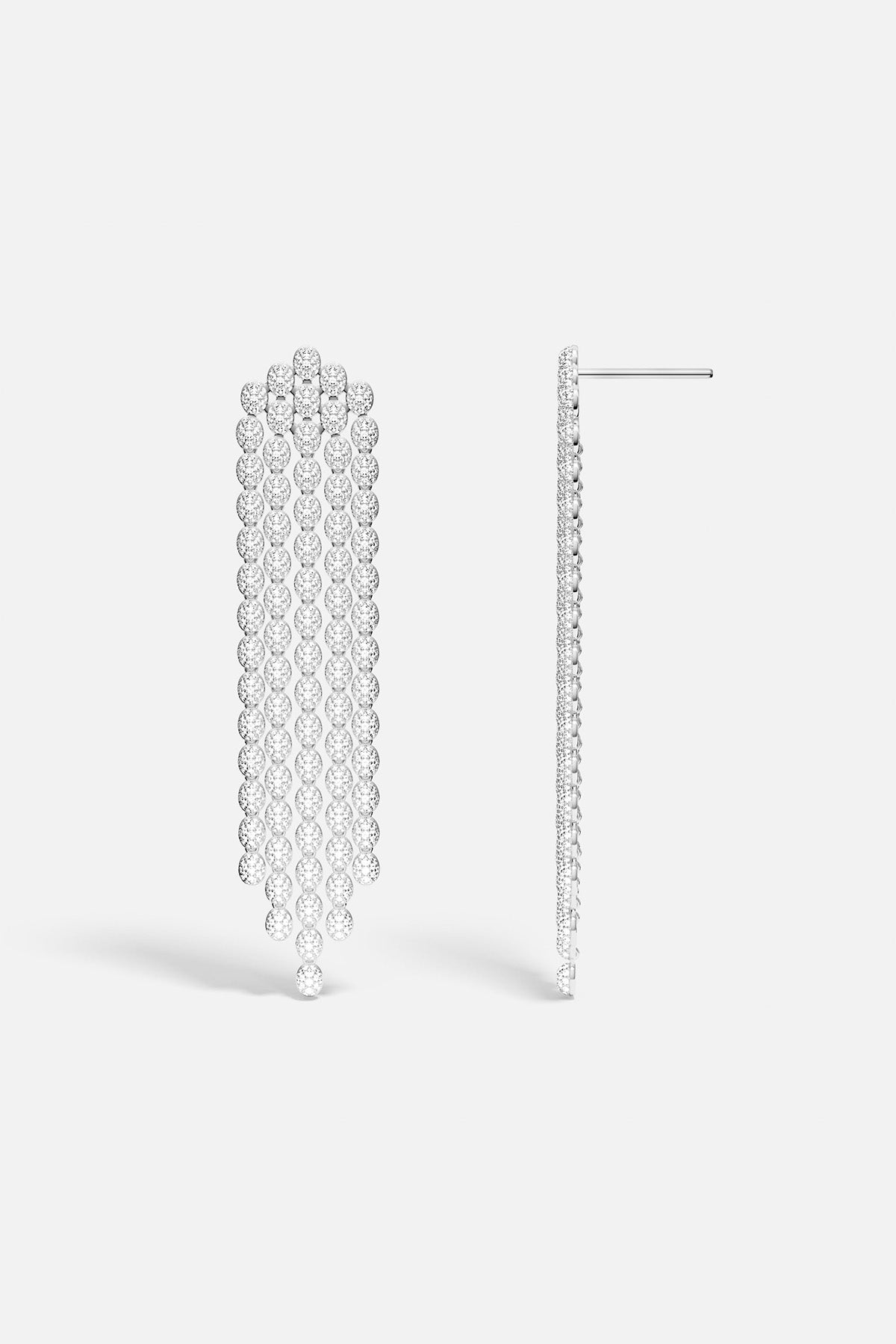 Pavé Cascade Earrings - APM Monaco