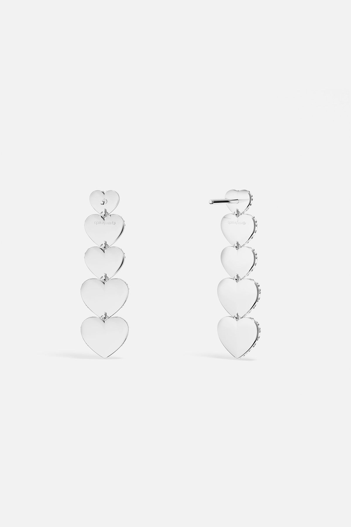 【apm Monaco 】ハート型と丸型ピアスセット ハート ドロップピアス | APM Monaco