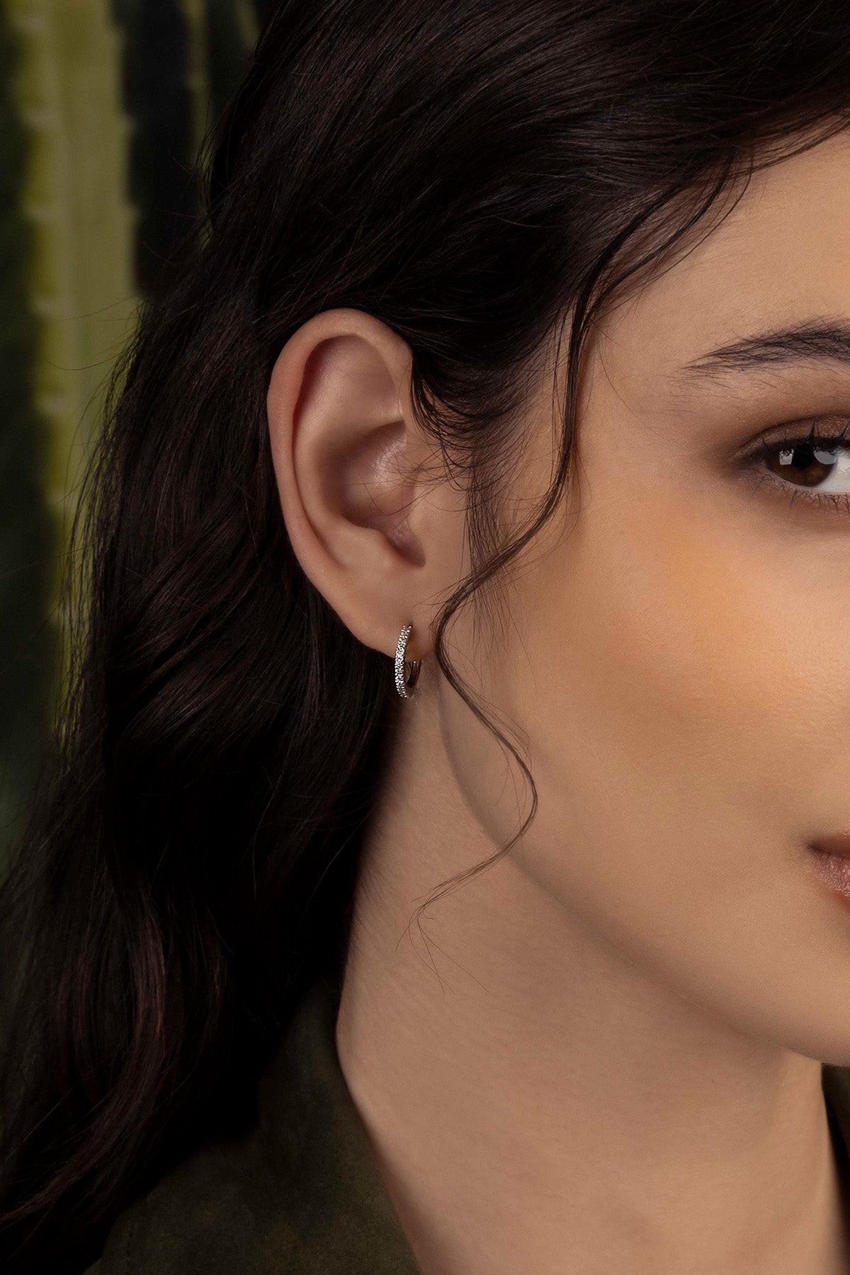 Statement Cross Asymmetric Hoop Earrings | APM Monaco