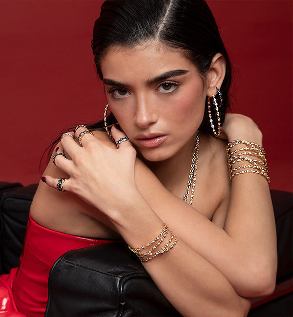 Up and Down Ring with Pearls | APM Monaco