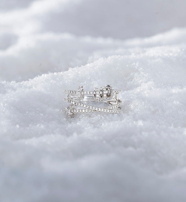 ピンクマザーオブパール ハート 調節可能ブレスレット | APM Monaco