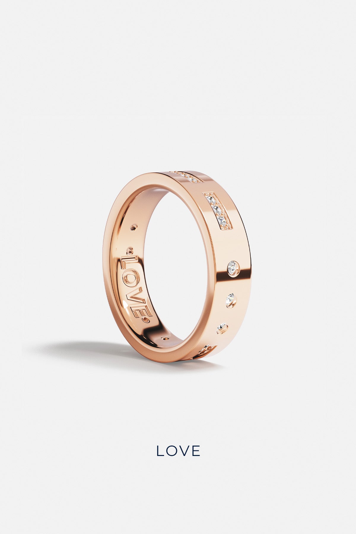 LOVE Morse Code Ring