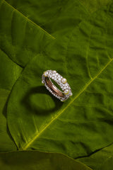 Pavé Ring with Pearls