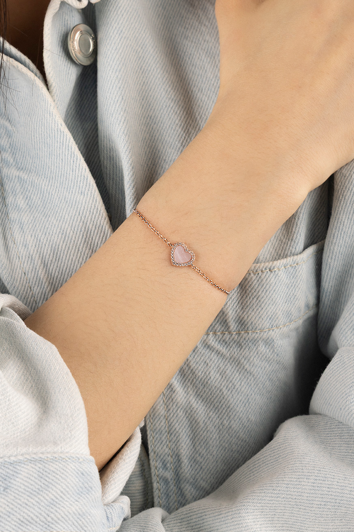 apm monaco 】ハートモチーフブレスレット2本セット apm monaco apm monaco 】ハートモチーフブレスレット2本セット apm monaco