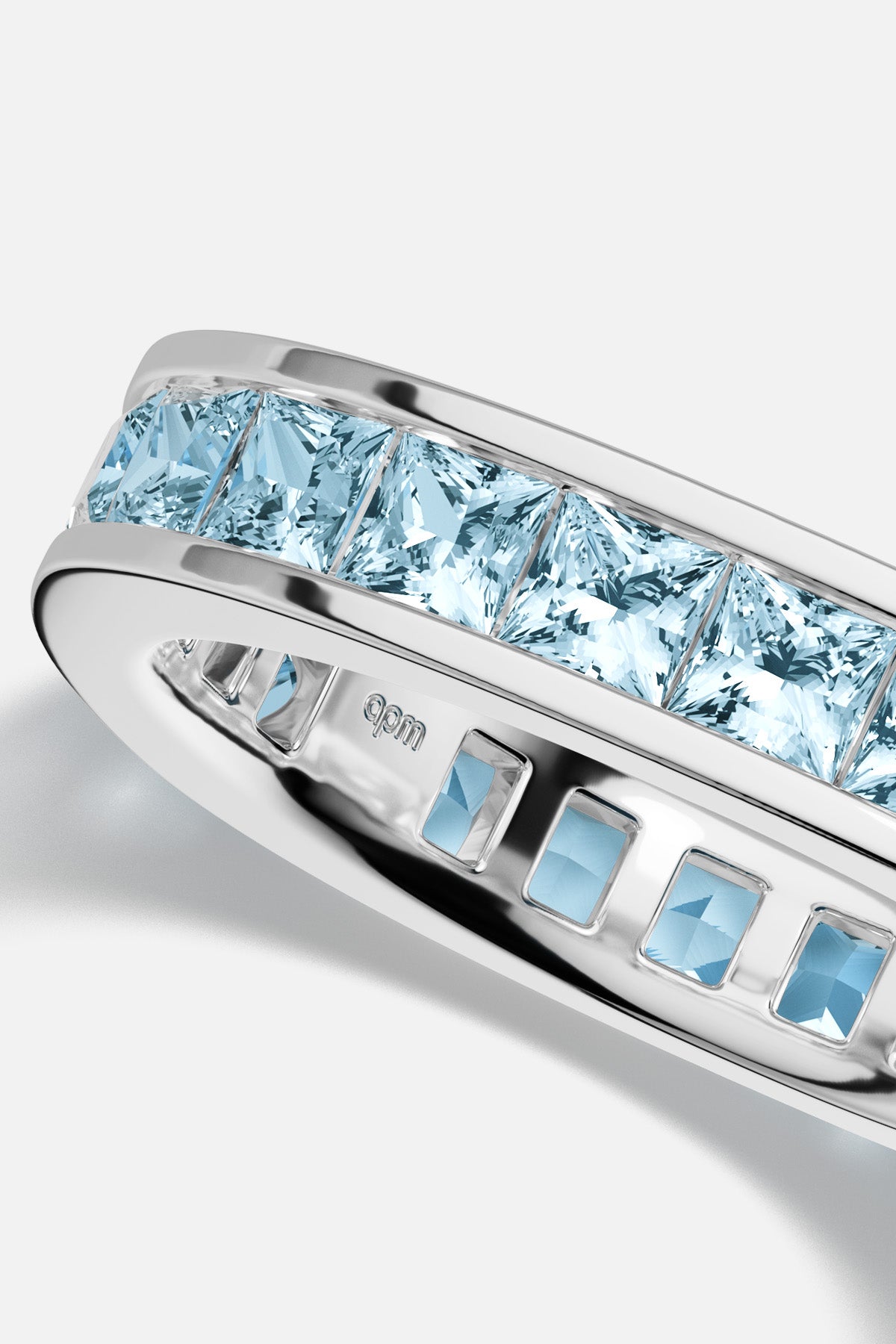 APM Monaco ring in white alloy