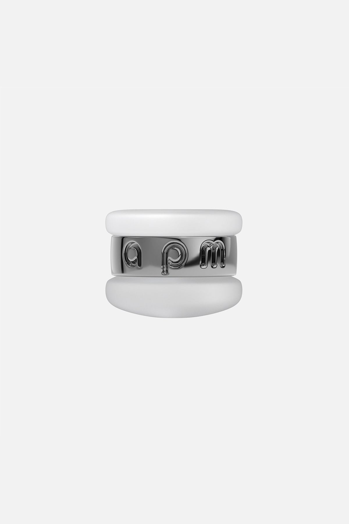 White alloy Earnut - APM Monaco