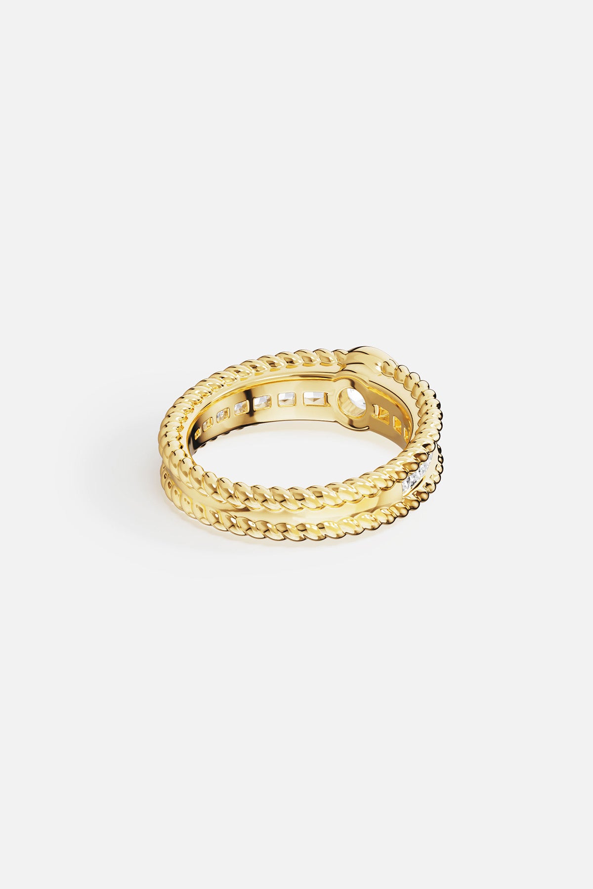 Torsade Pavé Ring - APM Monaco