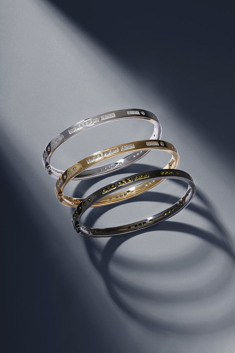 BONHEUR Morse Code Bangle | APM Monaco