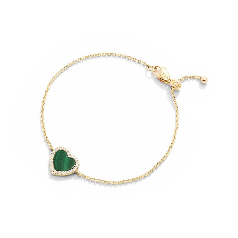 メイラティ レディース ブレスレット・バングル・アンクレット アクセサリー 14K Yellow Gold Mini Opal  Diamond  Heart Bracelet