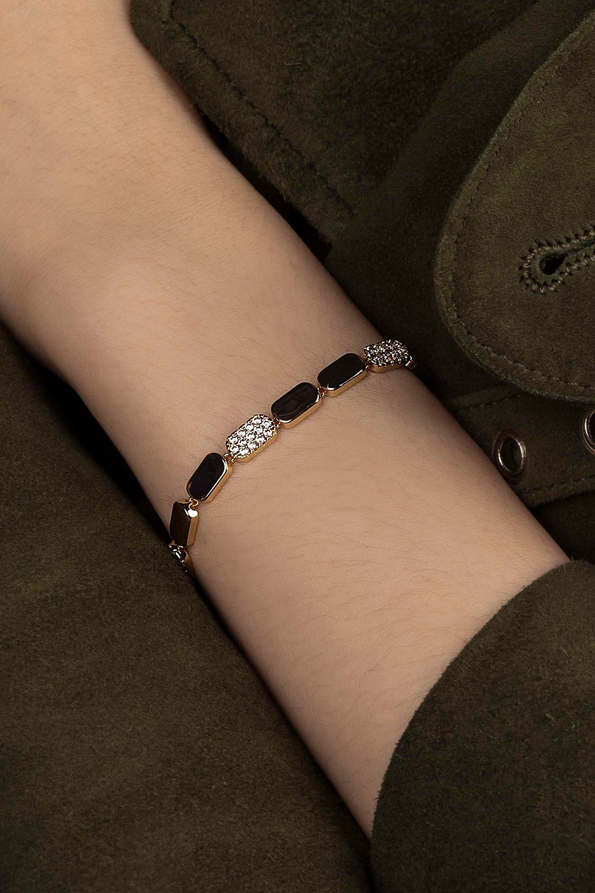 M&Y apmmonaco ブレスレット 編み目模様チェーンブレスレット| エーピーエムモナコ | APM Monaco