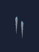 Long Lagoon Blue Drop Earrings