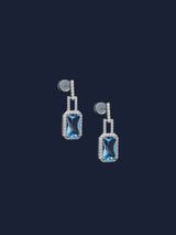 Statement Lagoon Blue Earrings