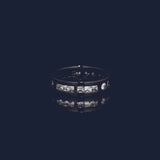 Schwarzer Ring mit Smile-Morsecode