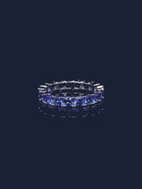 Blauer quadratischer Ring