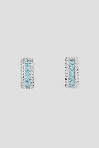 APM Monaco earrings in white alloy