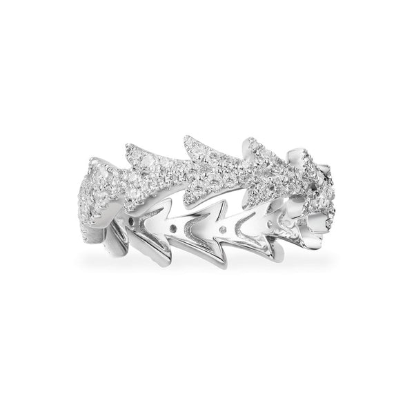 Ring mit Drachenschwanzmotiv – Silber 