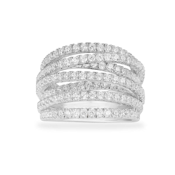 Mehrreihiger Ring – Silber
