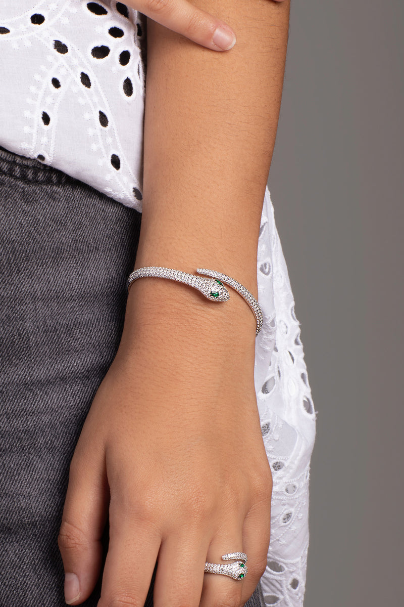 Serpent Wrap Cuff