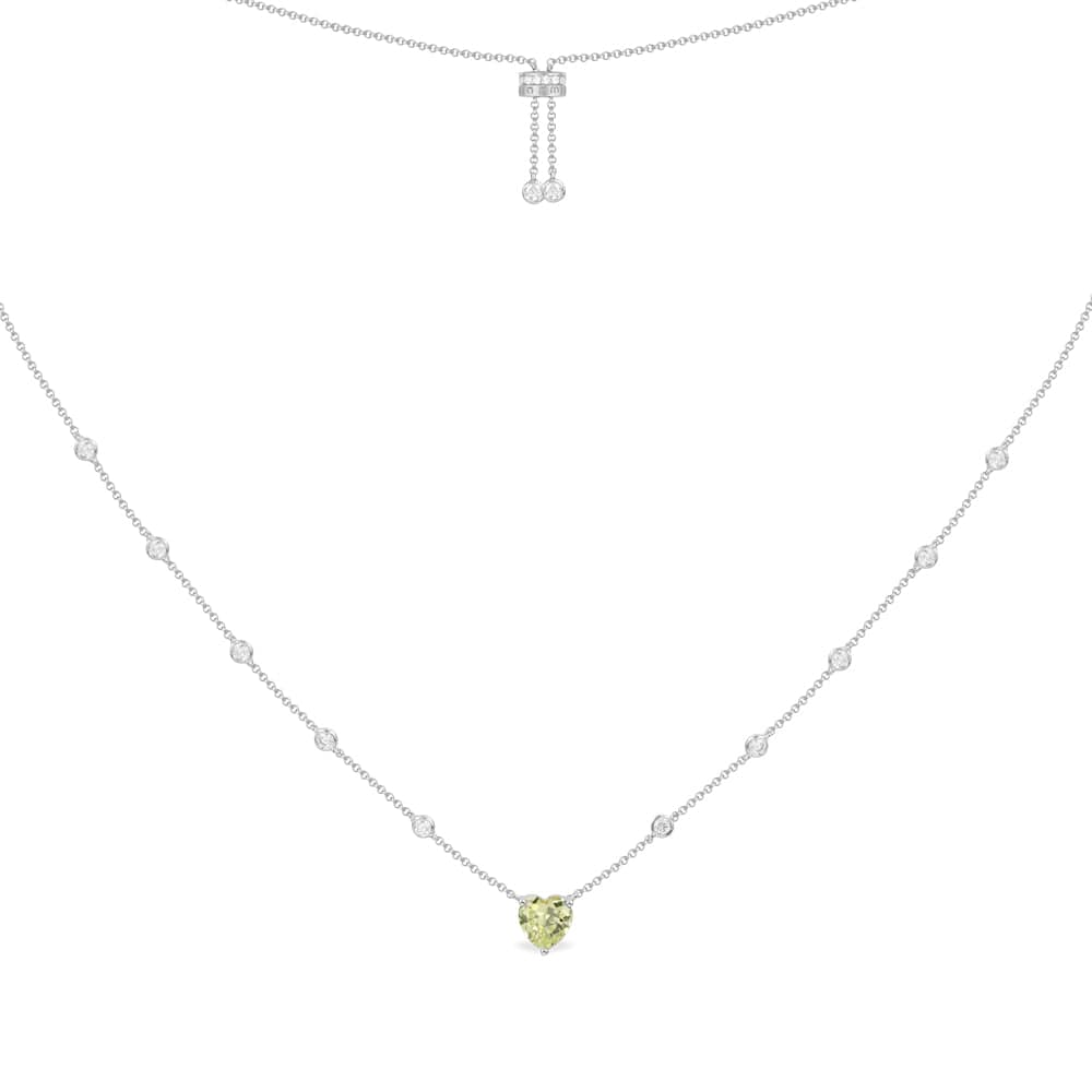 Green Heart Adjustable Necklace | APM Monaco