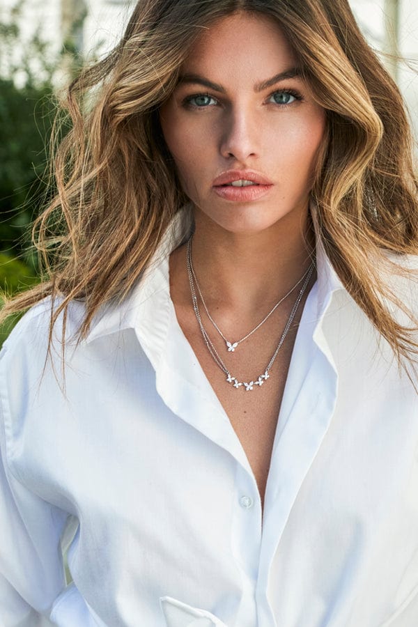 APM Monaco バタフライ型ネックレスandピアス