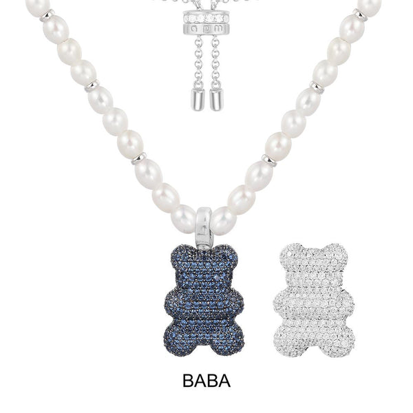 Baba Yummy（可拆卸）可调节珍珠项链