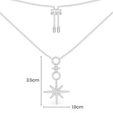 Météorites & Circles Adjustable Necklace
