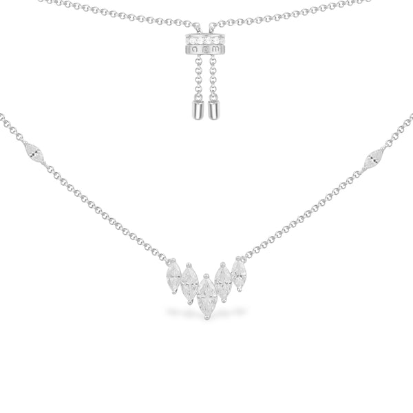 Verstellbare Halskette mit Krone