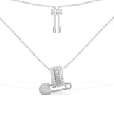 Safety Pin Adjustable Necklace