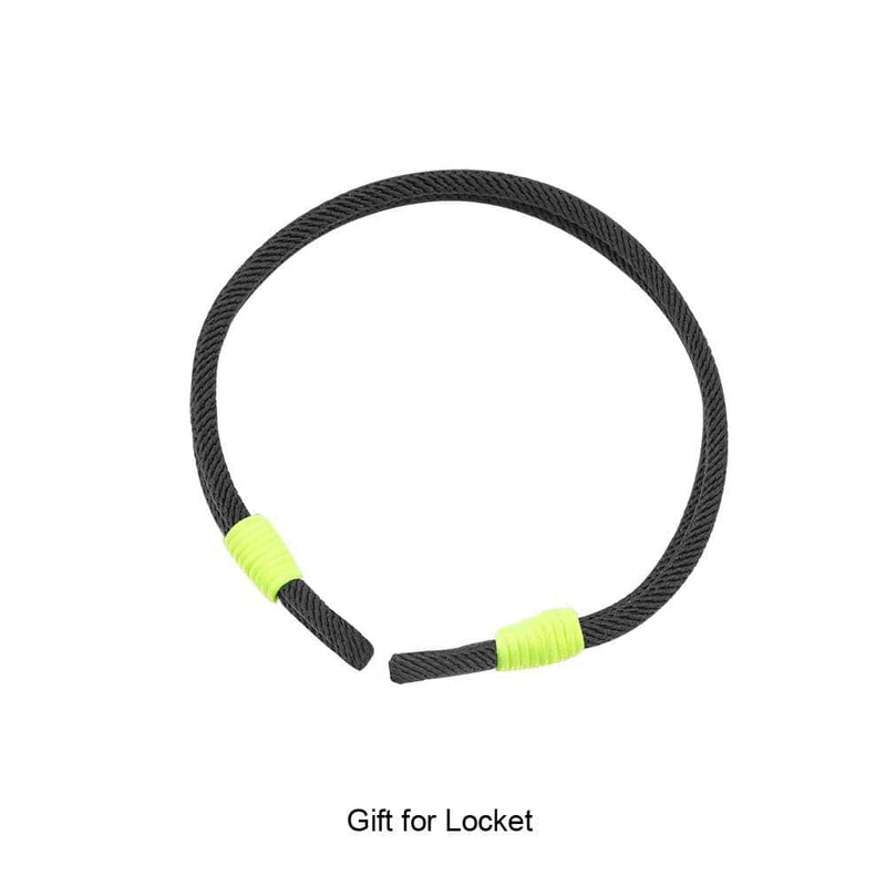 Navy Blue Neon yellow bracelet string APM Monaco