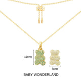 Baby Wonderland Yummy Bear (CLIPPABLE) Adjustable Necklace