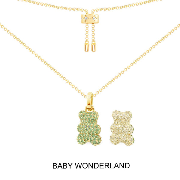 Verstellbare Baby Wonderland Yummy Bear (Clip) Halskette